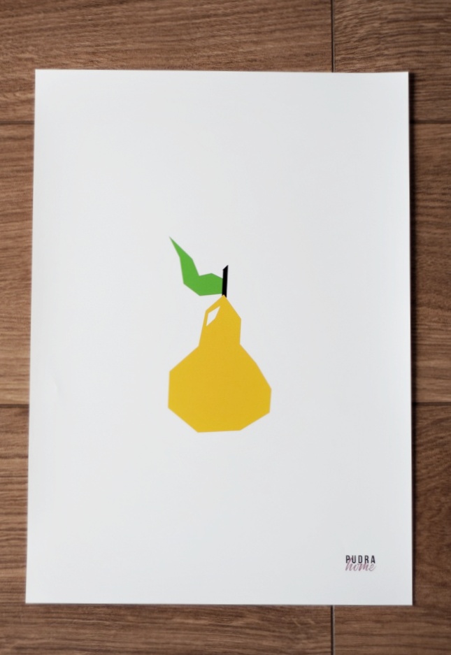 Постер Груша желтая (полилит)
